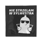 Nie strzelam w Sylwestra - prezerwatywy z nadrukiem