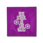 Lubię kwiatki ale wolę orgazm - prezerwatywa z nadrukiem